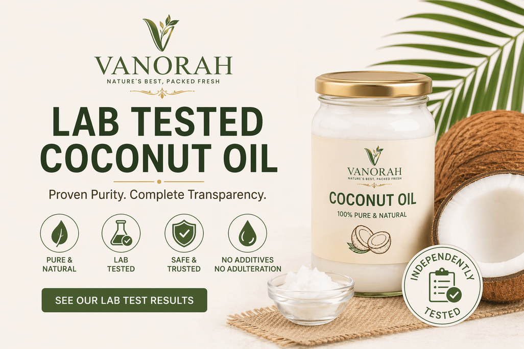 Lab Tested Coconut Oil – Proven Purity You Can Trust